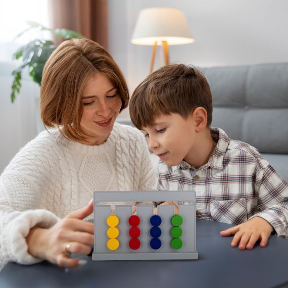 Rubik Abaküs Montessori Zeka Oyunu Eğitici Oyuncak
