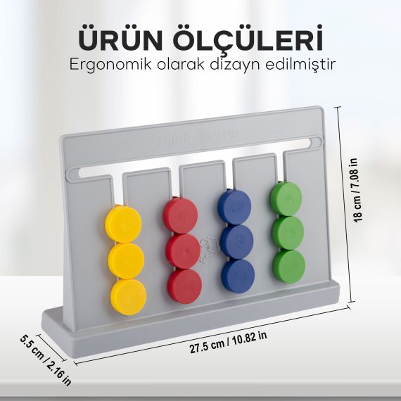 Rubik Abaküs Montessori Zeka Oyunu Eğitici Oyuncak